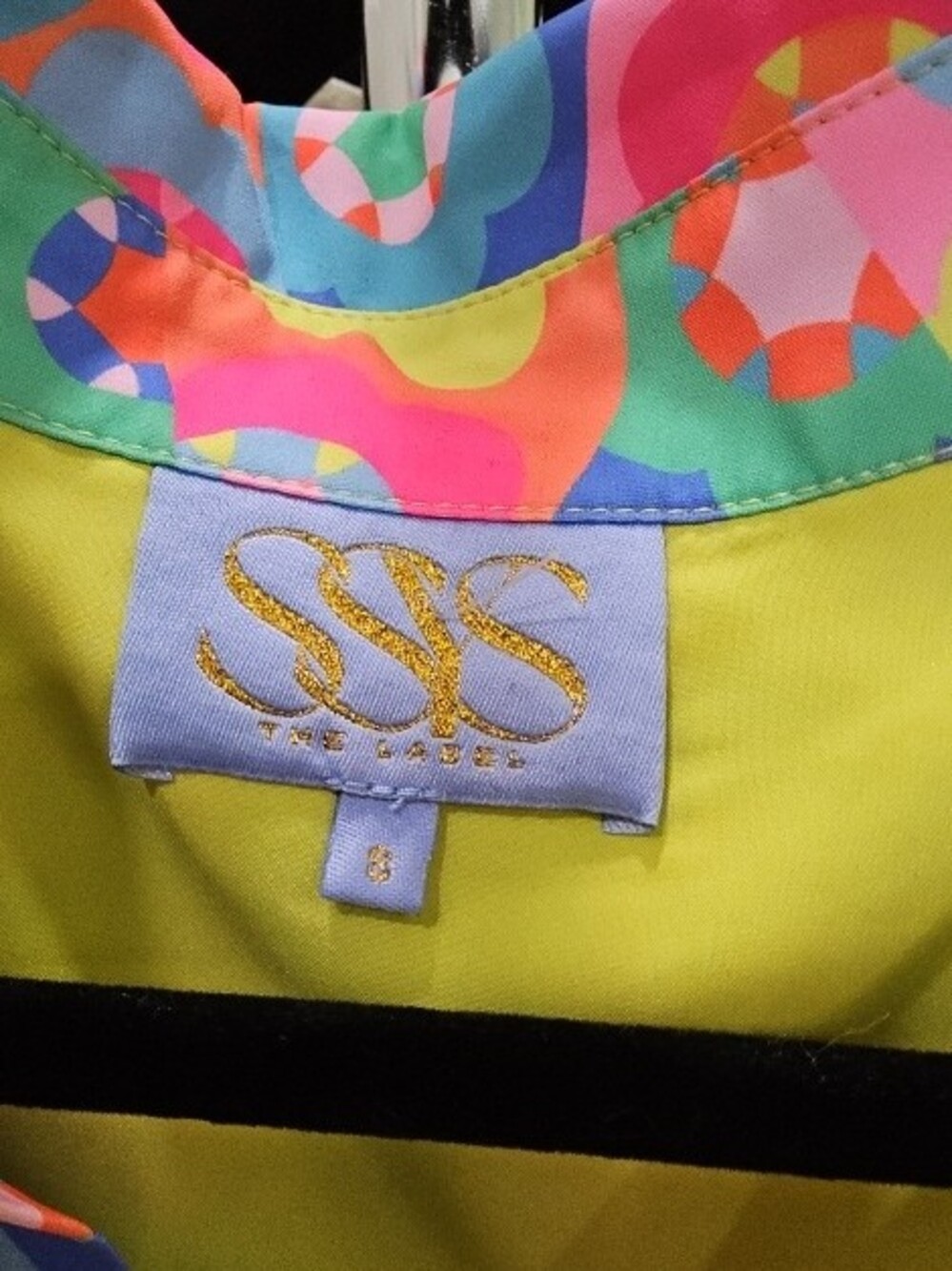 SSYS The Label Bright Multicolor Tiered Mini Dress - Picture 2 of 2